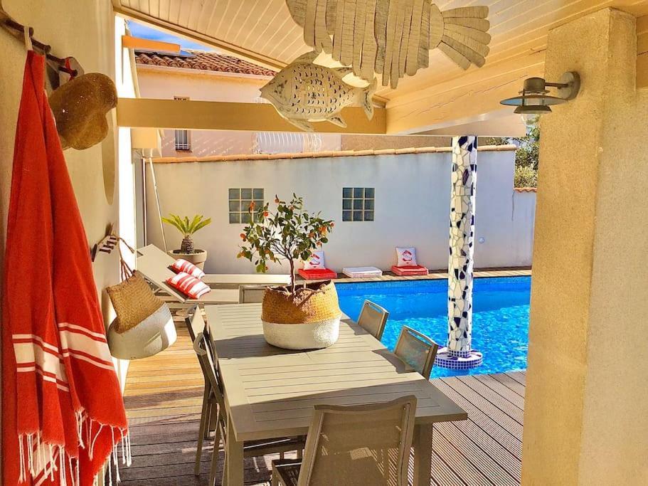 La Maison Du Bonheur F5 Jardin Et Piscine Нарбонна Экстерьер фото